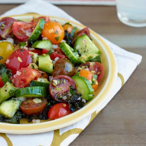 Persian Cucumber & Tomato Salad with Preserved Lemon - we eat. live. do ...